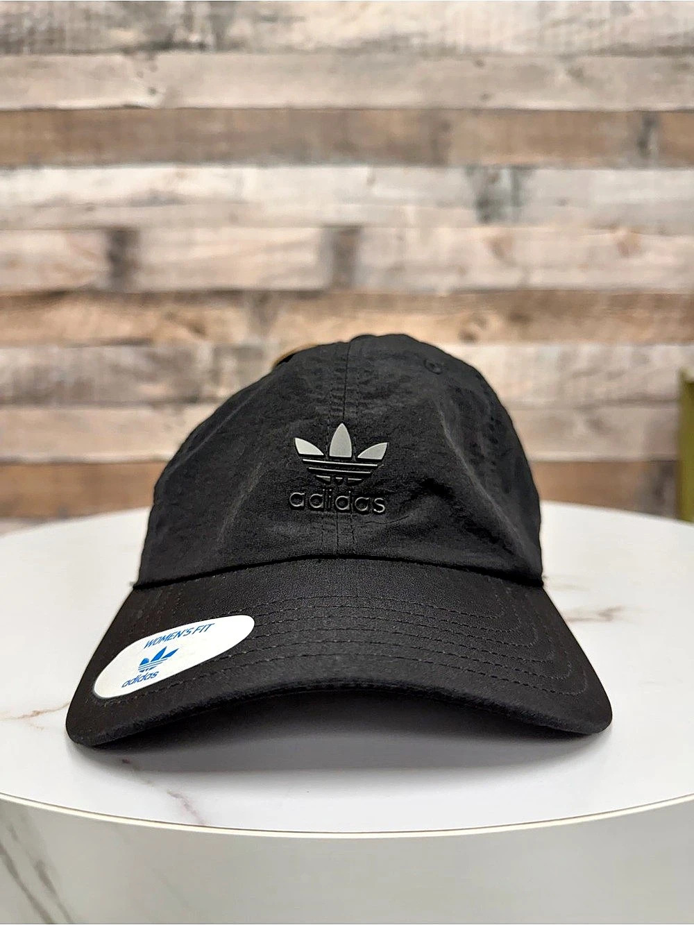 Adidas NWT black nylon baseball hat women’s fit